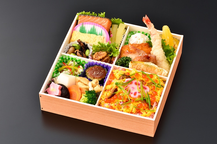 十字仕切り弁当